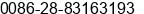 Fax number of Ms. Yu Chaoqun at Chengdu
