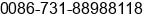 Fax number of Ms. Shino Huang at Changsha