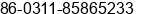 Fax number of Ms. ivy zheng at shijiazhuang