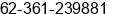 Fax number of Mr. I Sucahya at Denpasar Timur