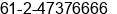 Fax number of Mr. Manuel Santos at Penrith