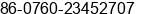 Phone number of Mrs. Erica Cao at Zhongshan